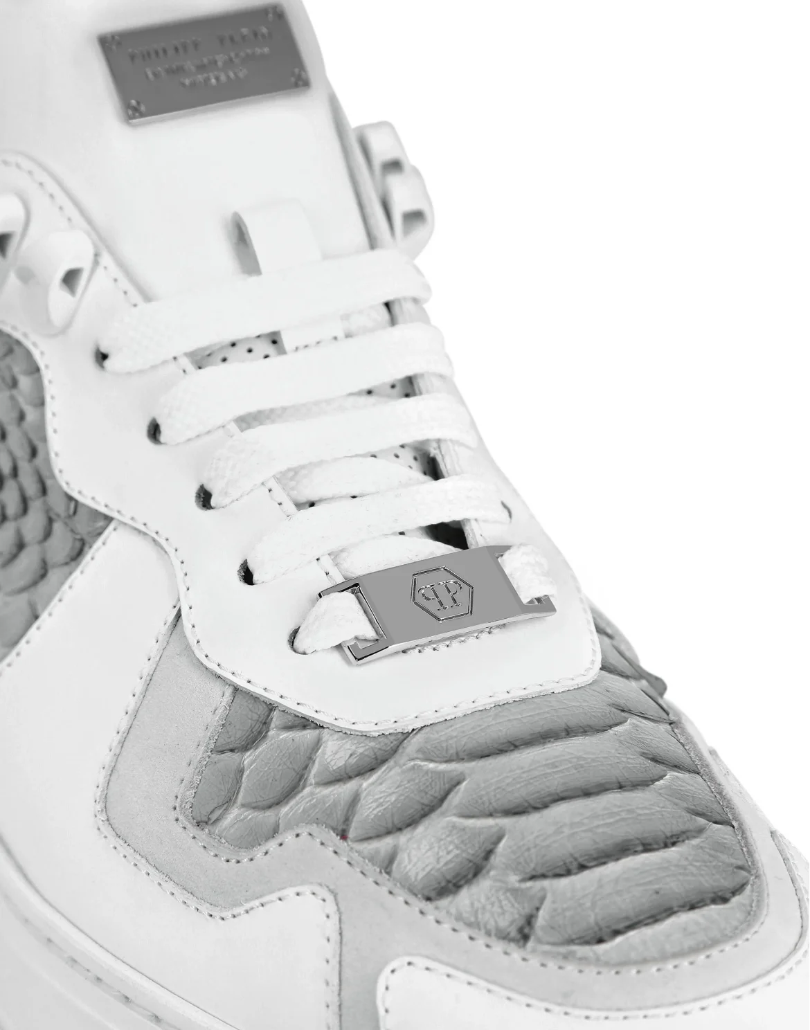 Python Lo-Top Sneakers G.O.A.T. TM, цвет: Белый