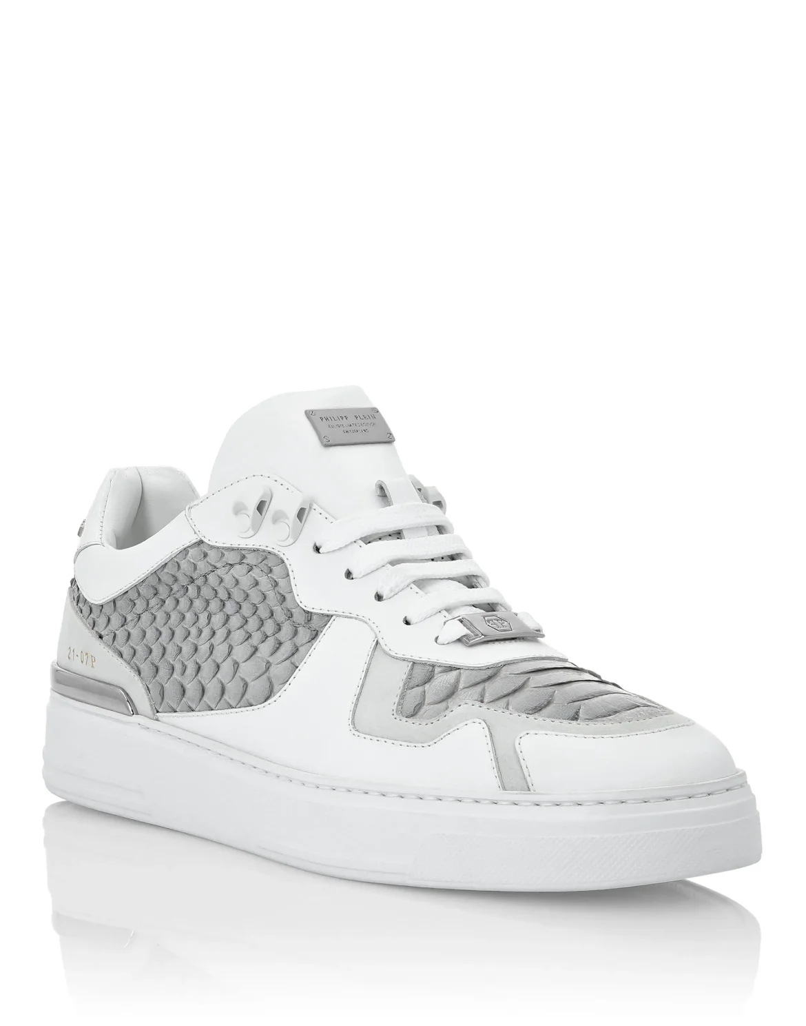 Python Lo-Top Sneakers G.O.A.T. TM, цвет: Белый