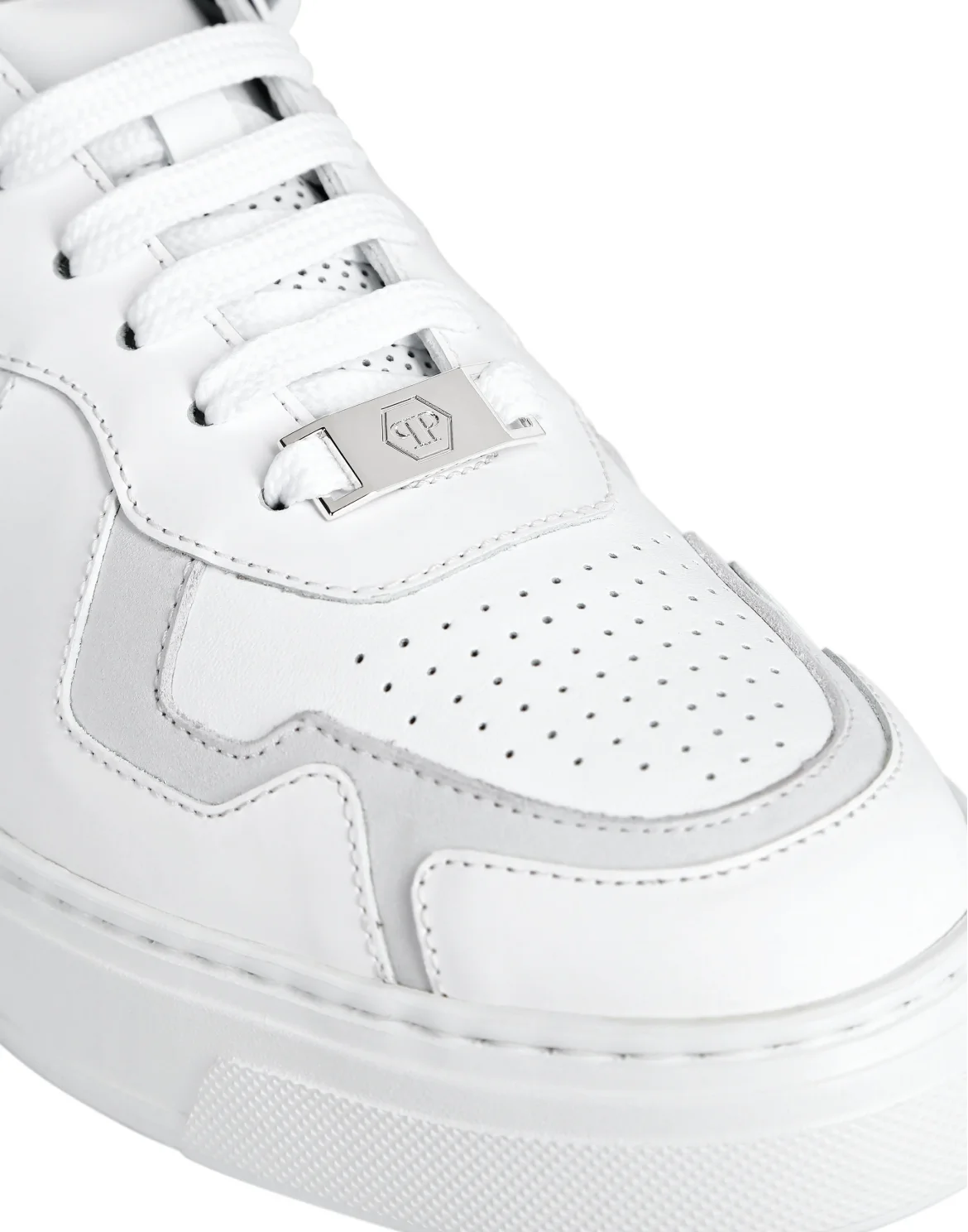Lo-Top Sneakers mix materials G.O.A.T. TM, цвет: Белый