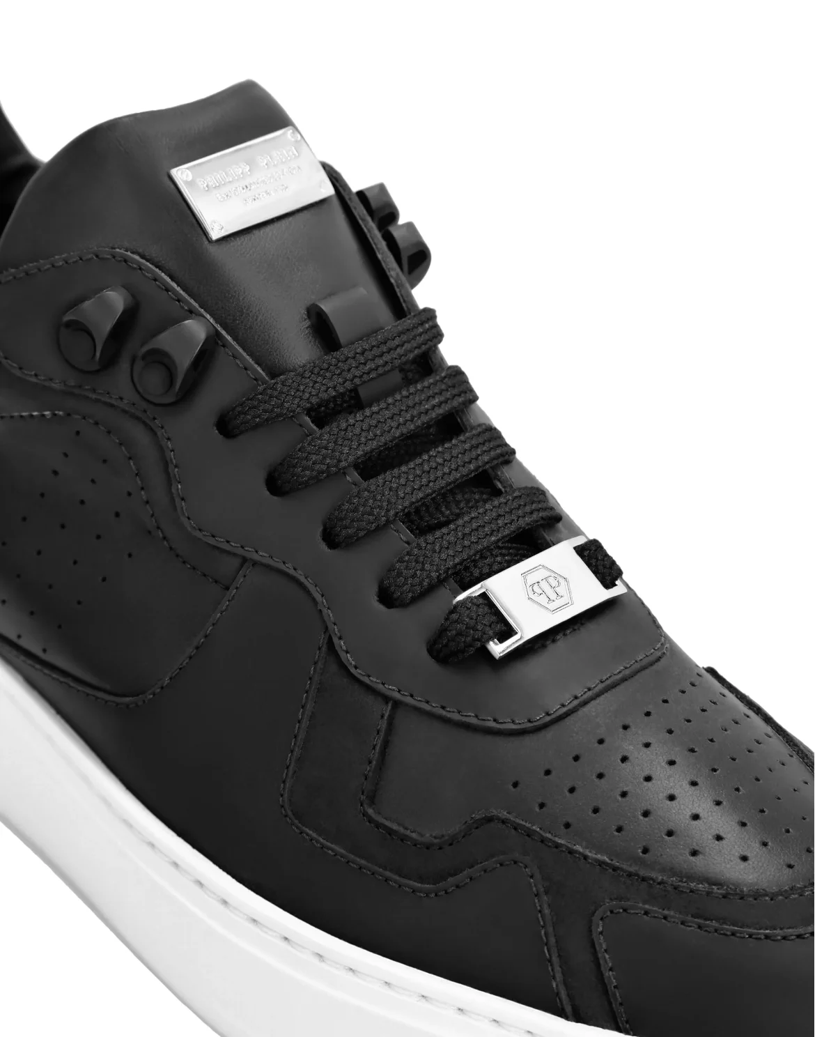 Lo-Top Sneakers mix materials G.O.A.T. TM, цвет: Черный
