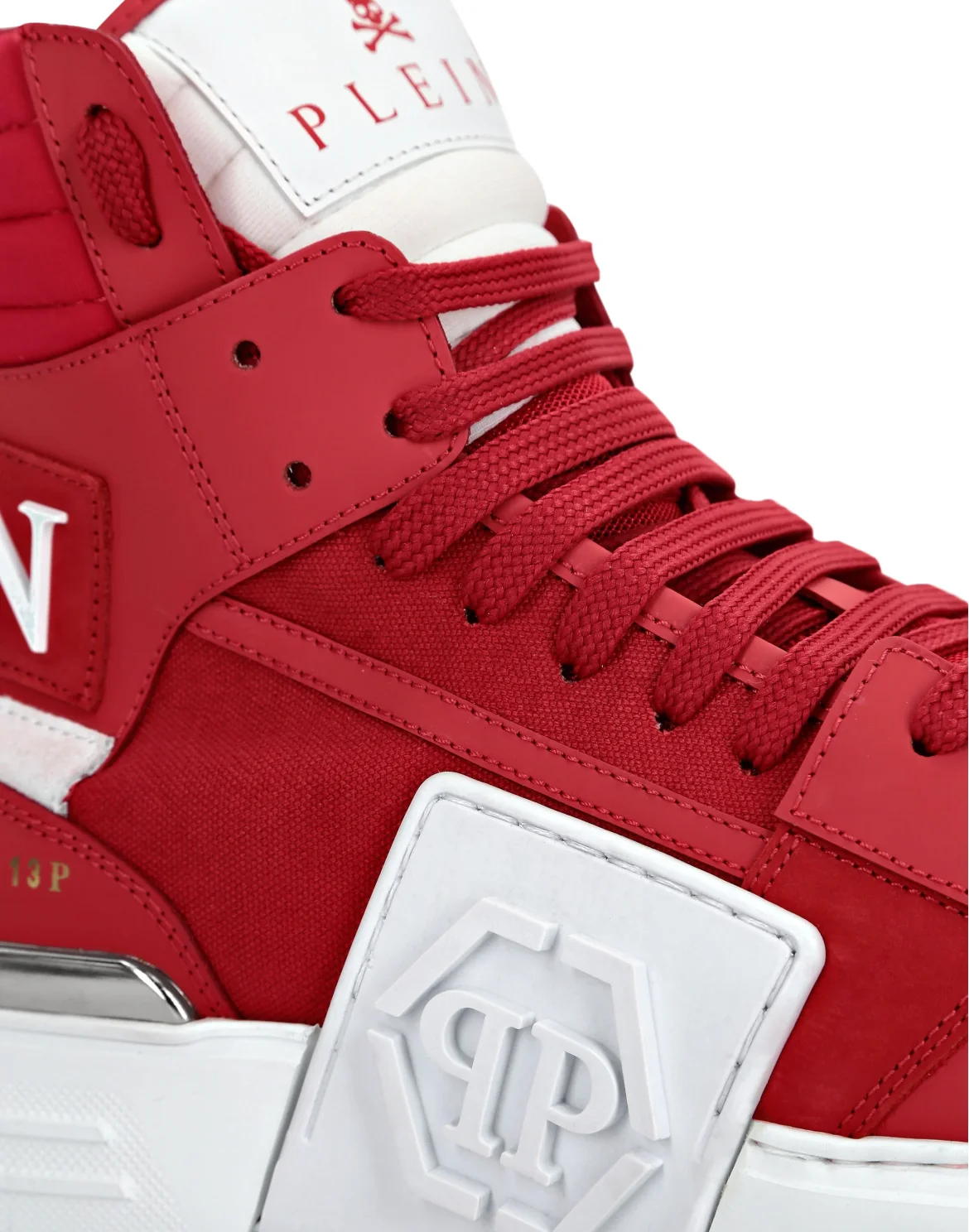 HI-TOP SNEAKERS PHANTOM KICK$ HEXAGON, цвет: Красный