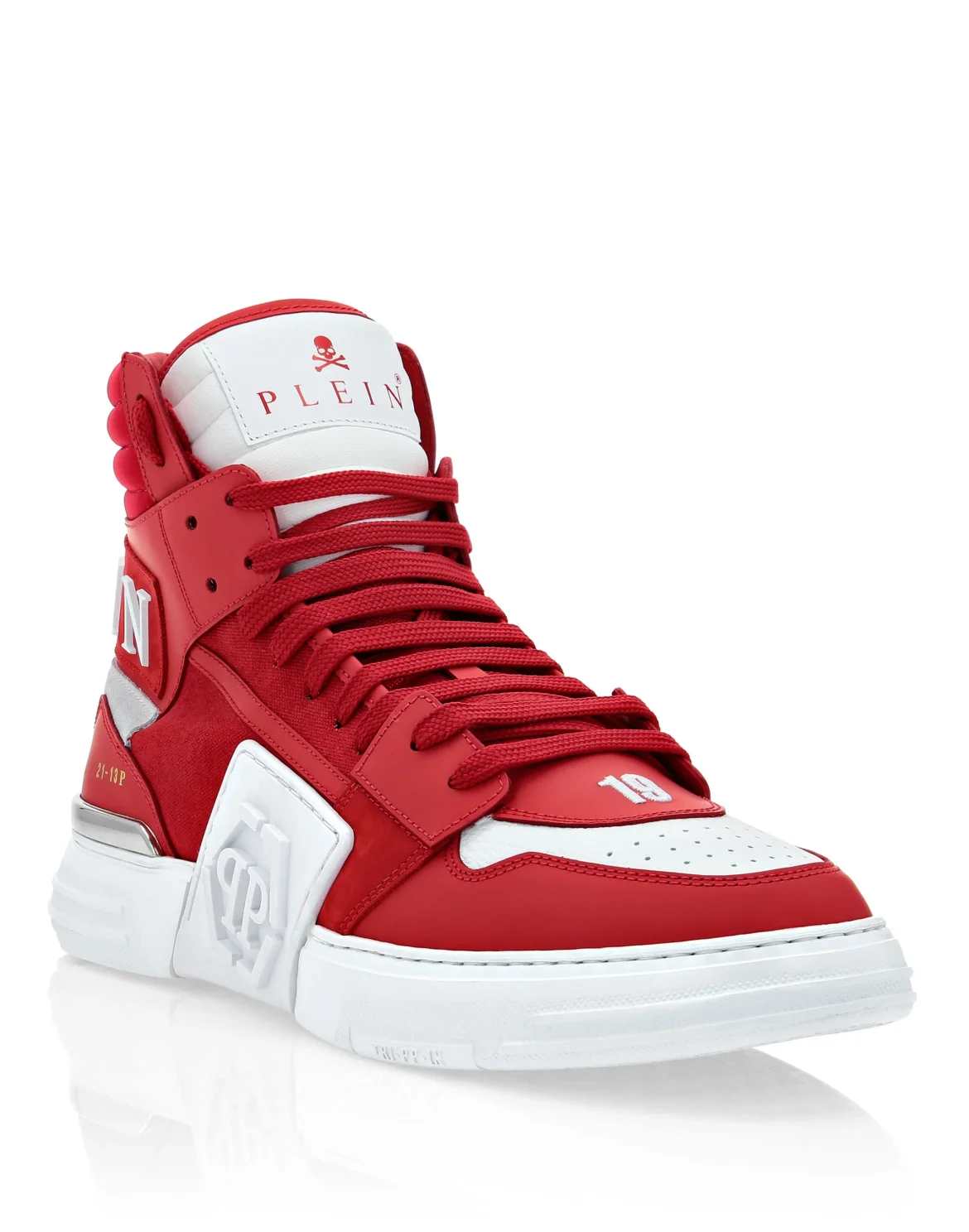 HI-TOP SNEAKERS PHANTOM KICK$ HEXAGON, цвет: Красный