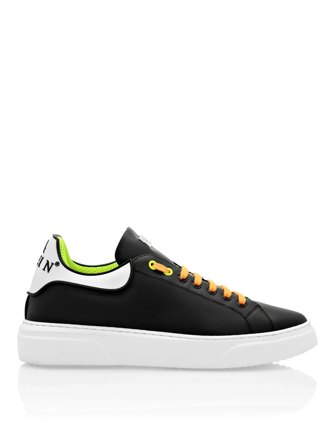 Leather Runner Fluo Details Big Bang, цвет: Черный