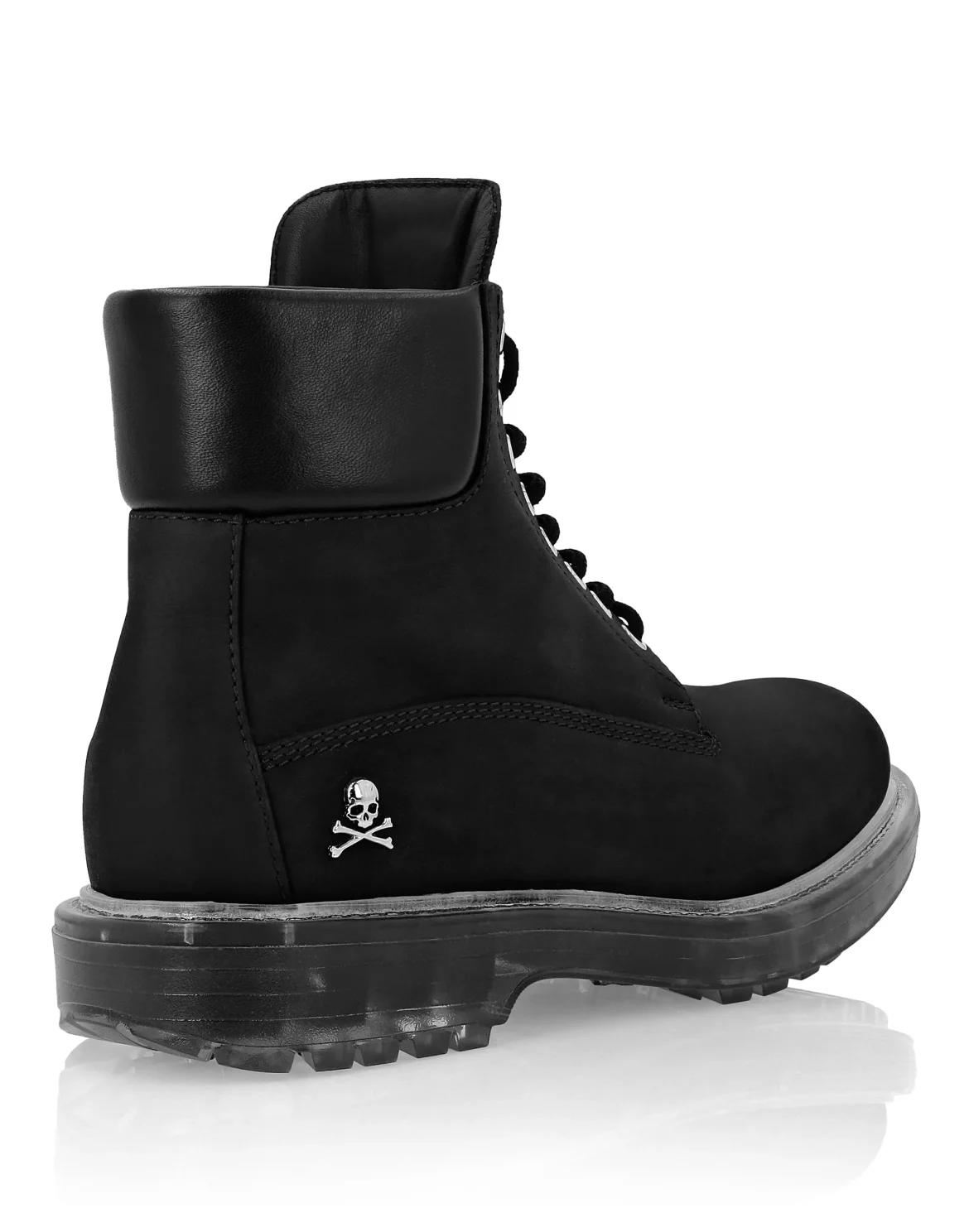 Nabuk Boots Low Flat The Hunter, цвет: Черный