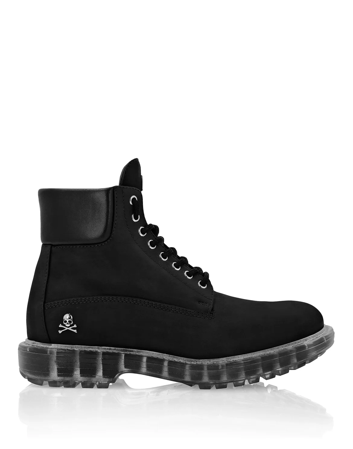 Nabuk Boots Low Flat The Hunter, цвет: Черный