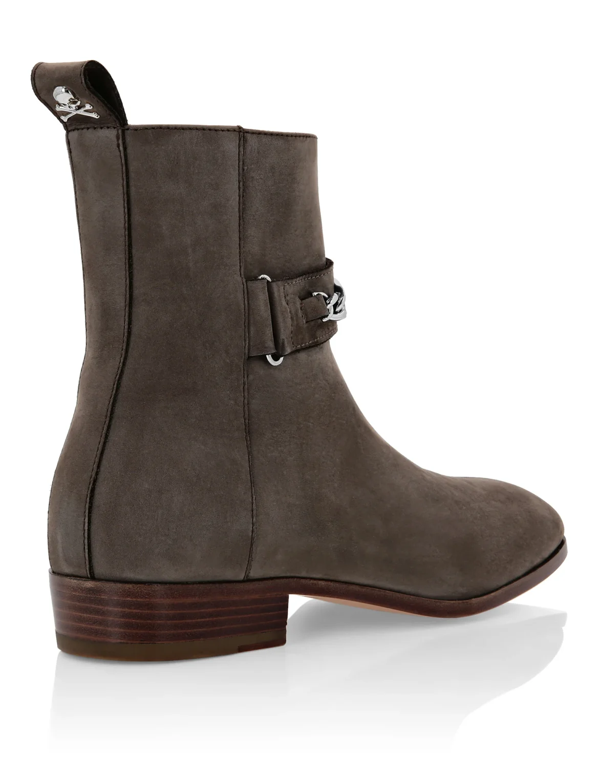 Nabuk Boots Low Flat, цвет: Коричневый