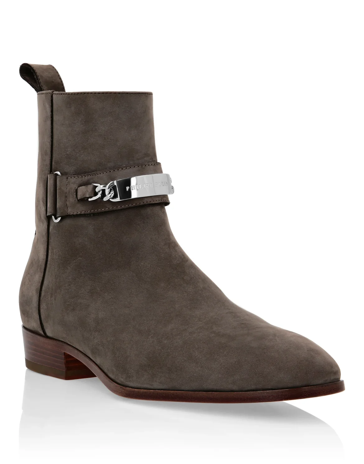 Nabuk Boots Low Flat, цвет: Коричневый