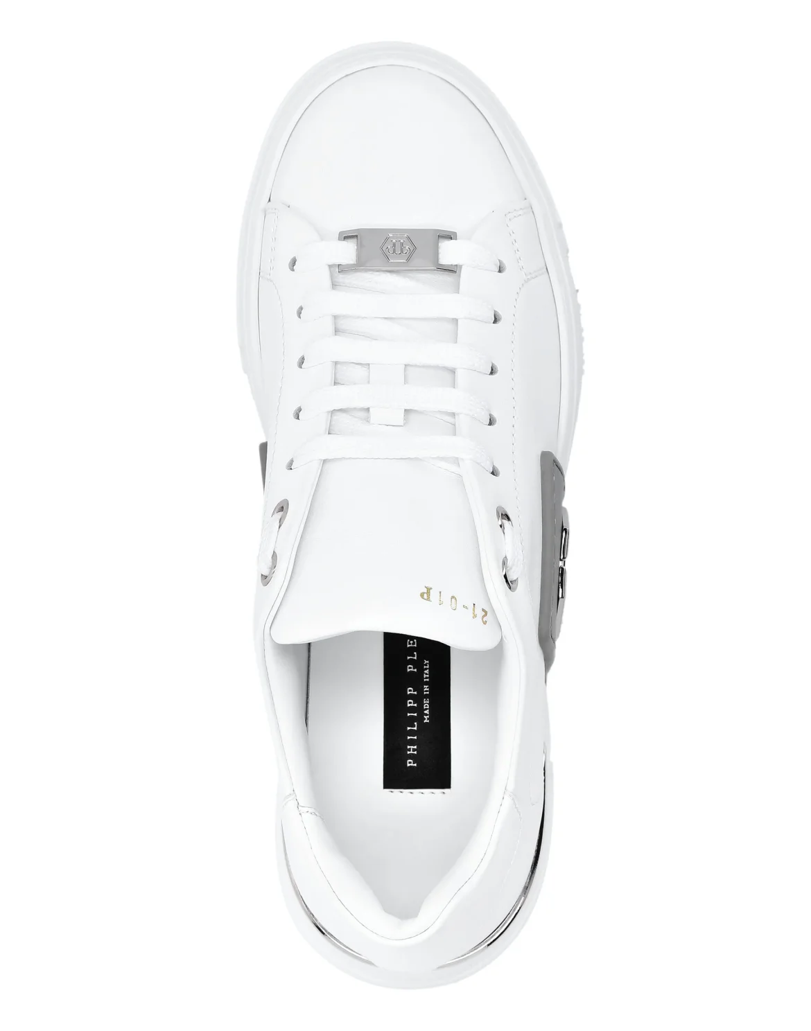 LO-TOP SNEAKERS PHANTOM KICK$ LEATHER Platinum HEXAGON, цвет: Белый