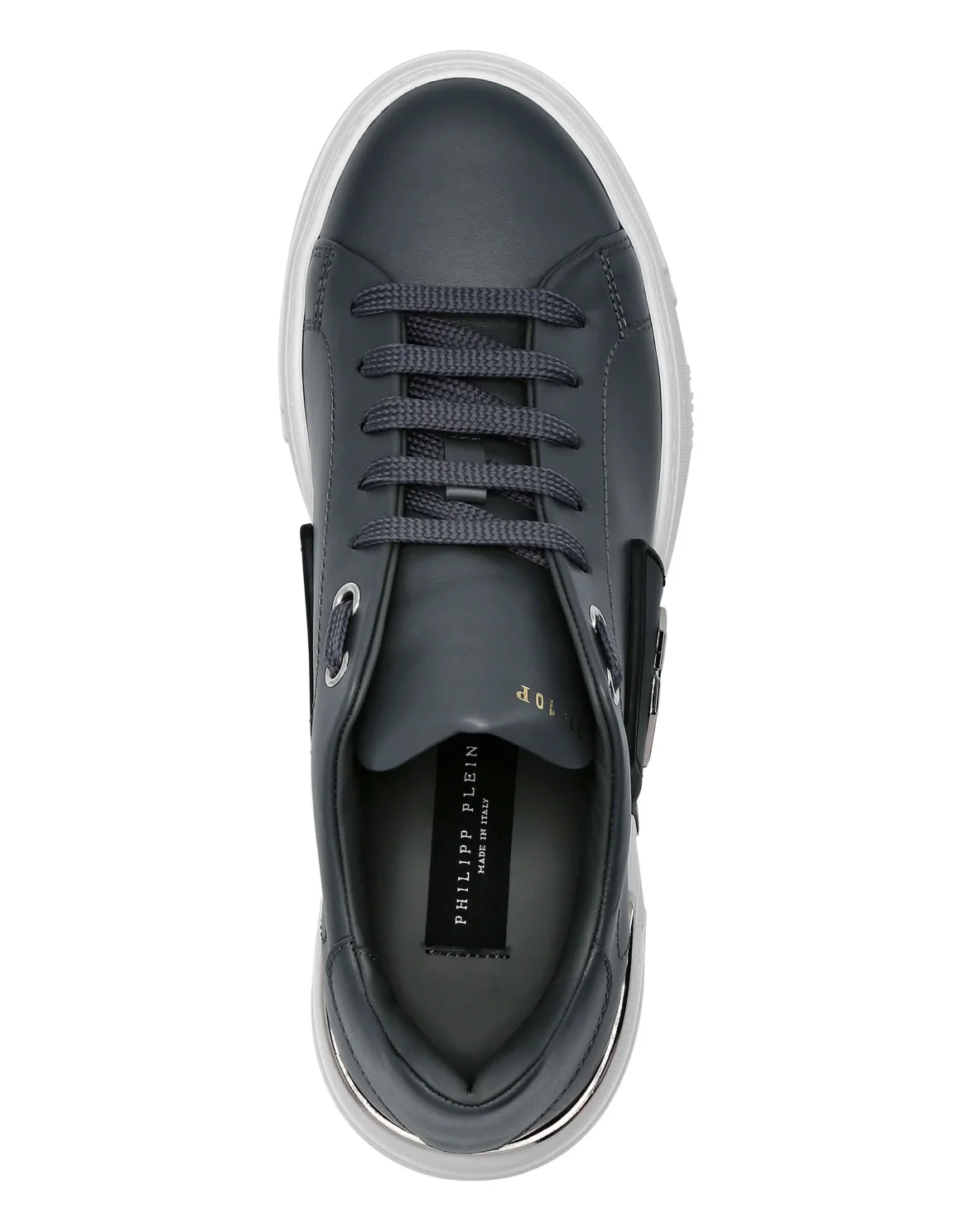 LO-TOP SNEAKERS PHANTOM KICK$ LEATHER Platinum HEXAGON, цвет: Серый
