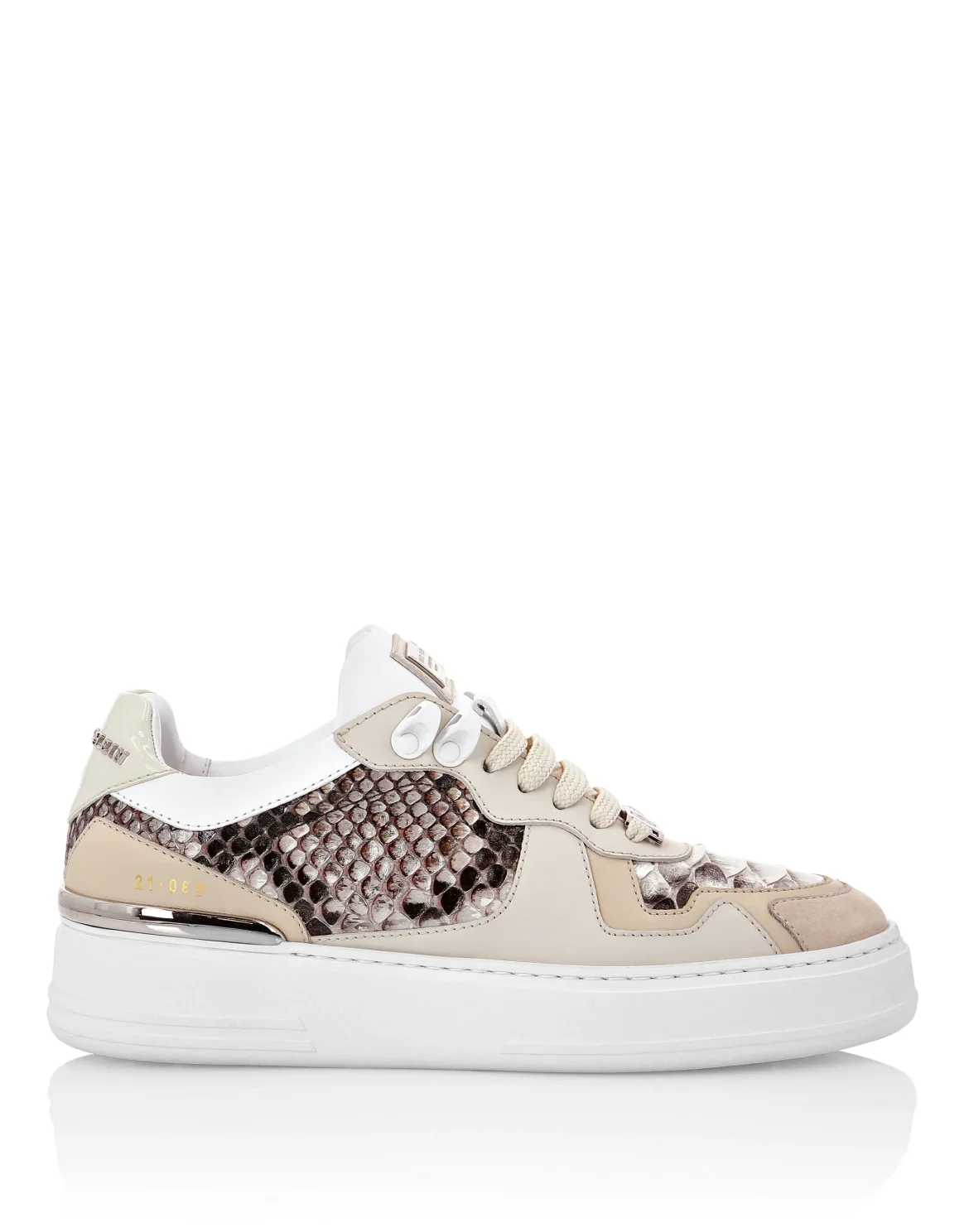 Python Lo-Top Sneakers Luxury, цвет: Белый
