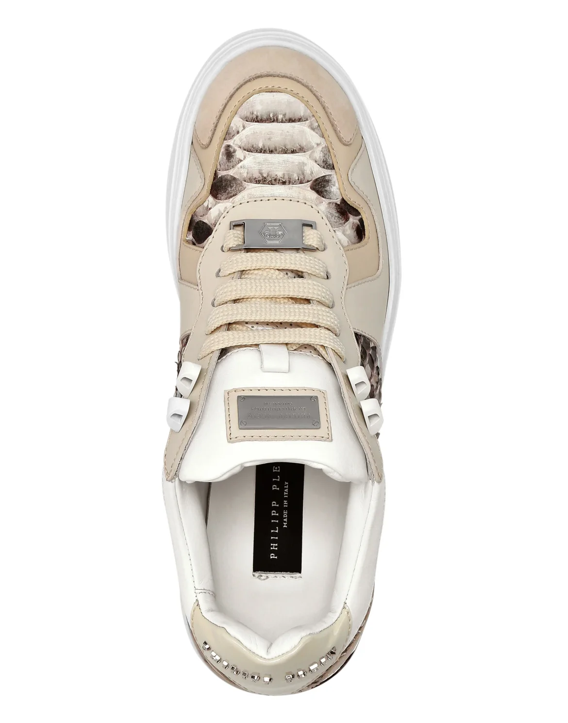 Python Lo-Top Sneakers Luxury, цвет: Белый