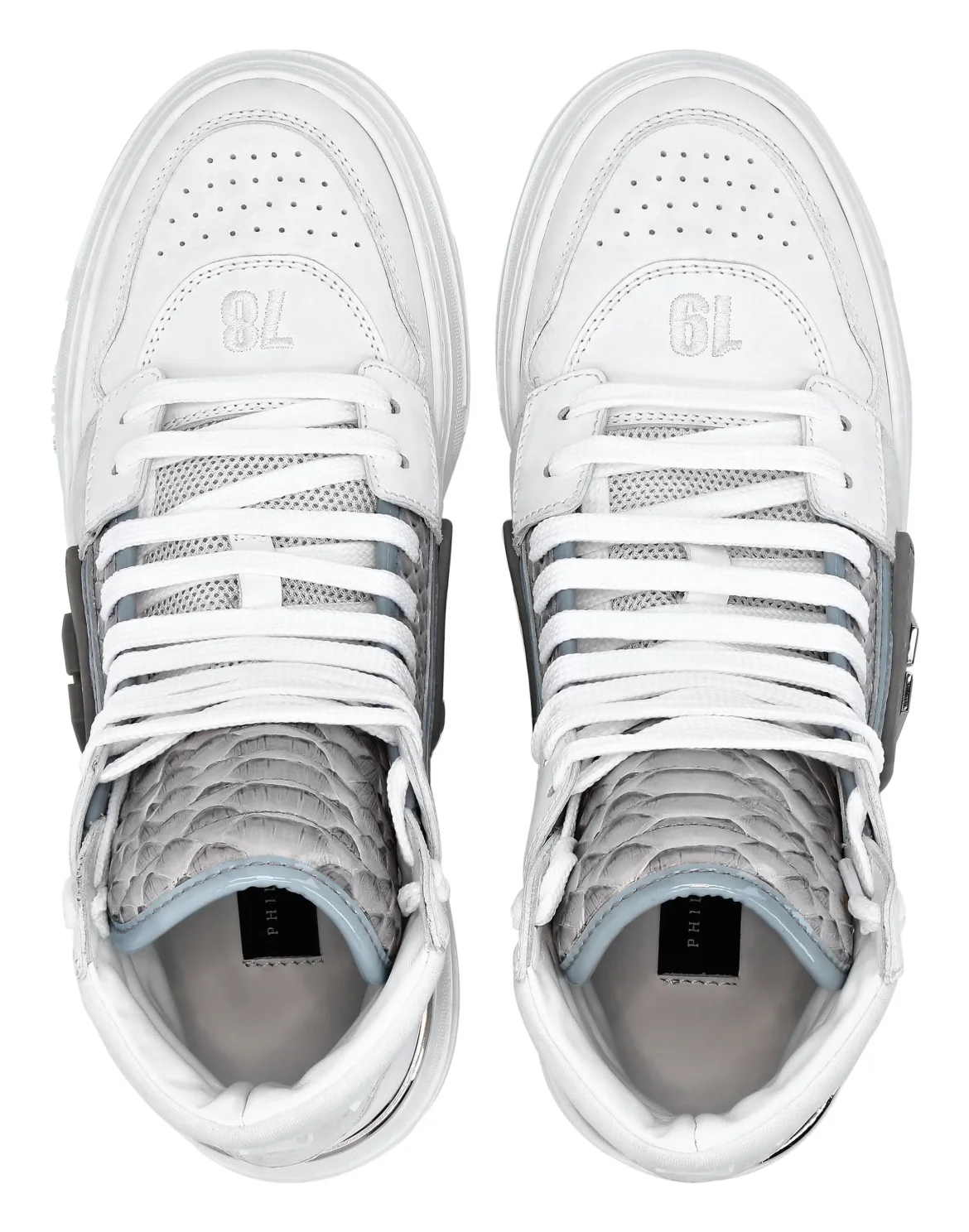HI-TOP SNEAKERS PHANTOM KICK$ PYTHON Platinum HEXAGON, цвет: Белый