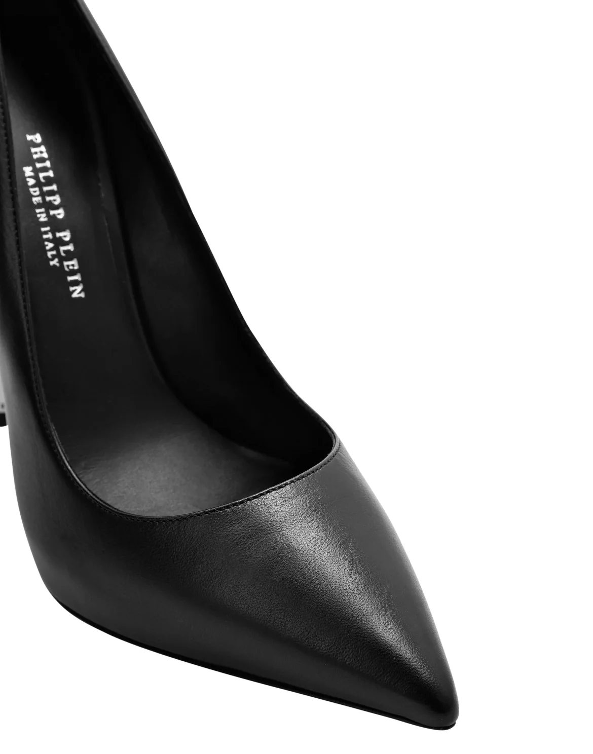 Leather Decollete Hi-Heels Skull, цвет: Черный