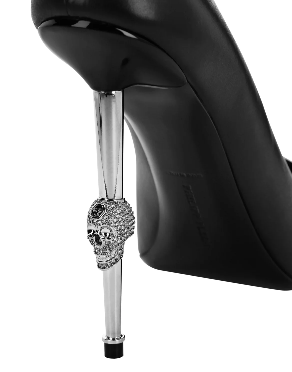 Leather Decollete Hi-Heels Skull, цвет: Черный