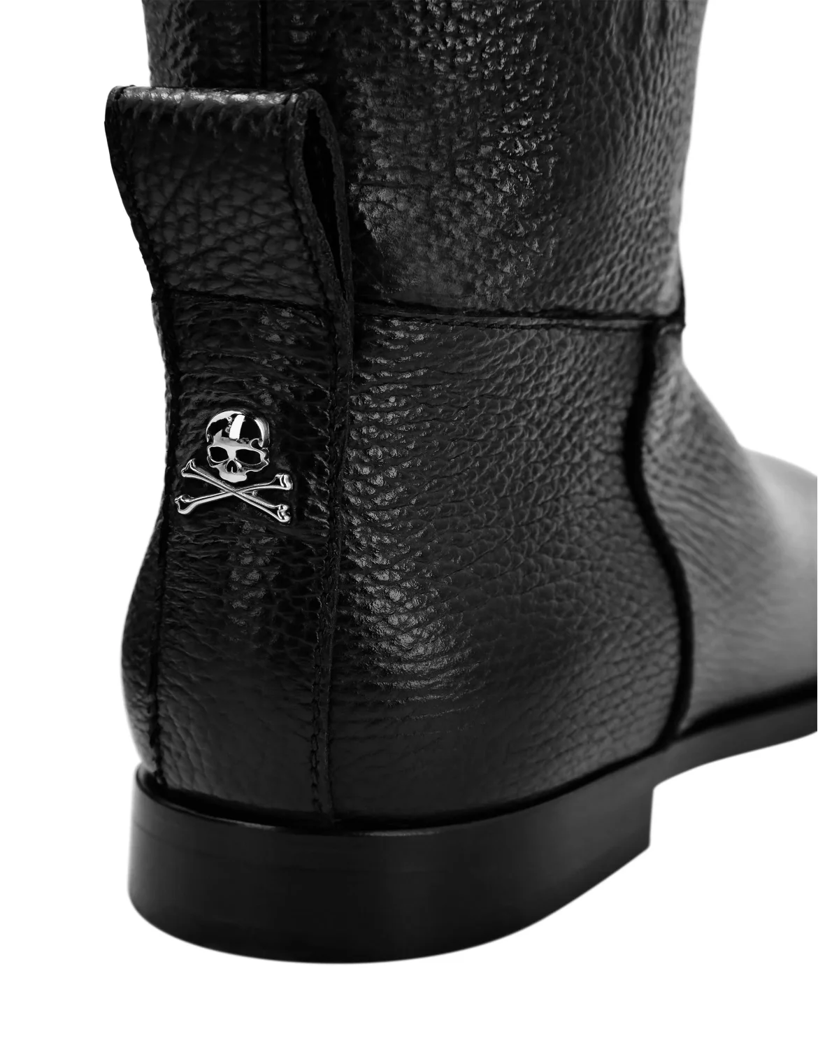 Leather Boots Lo-Heels Mid  Monogram, цвет: Черный
