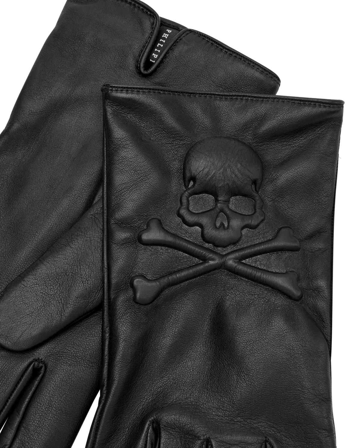 Mid-gloves Skull, цвет: Черный