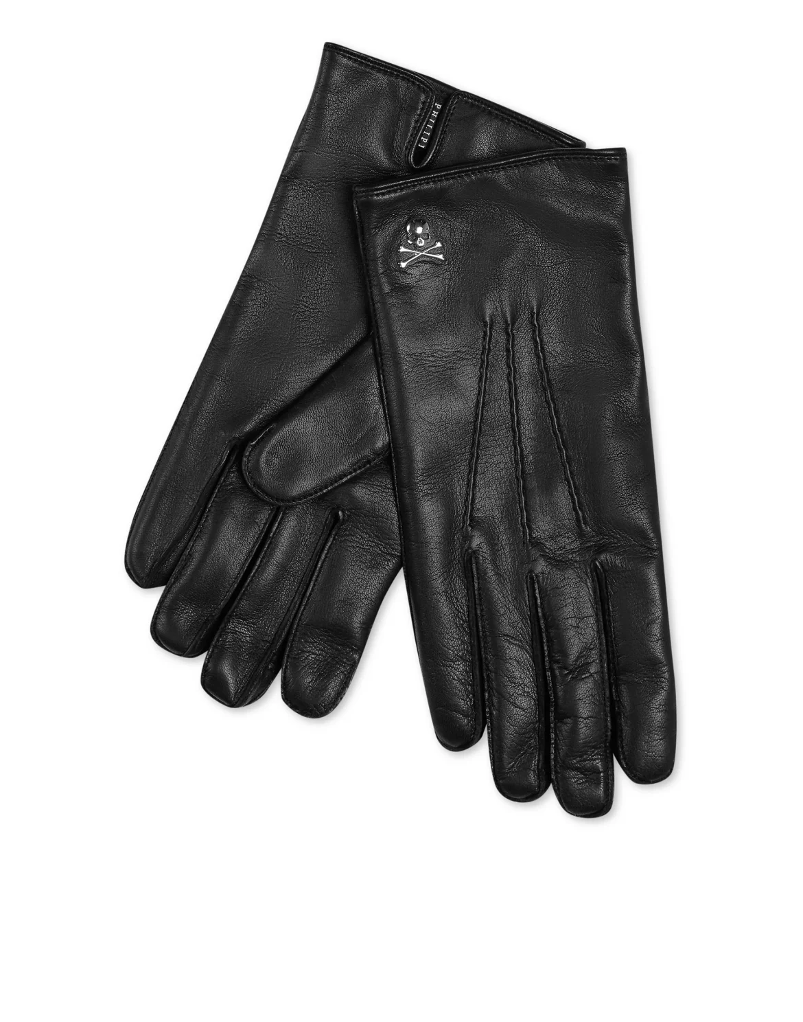 Mid-gloves Skull, цвет: Черный