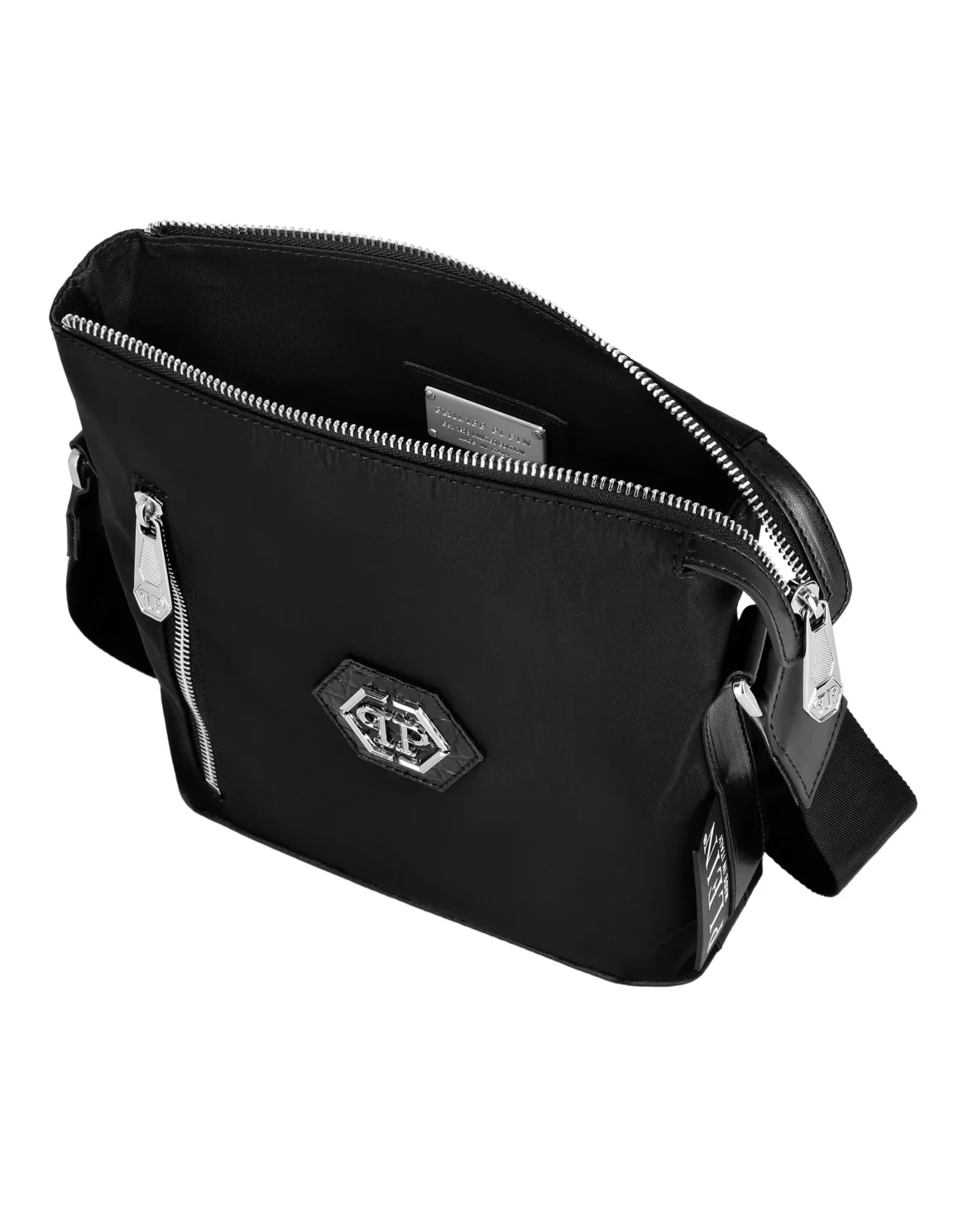Nylon Cross body Hexagon, цвет: Черный