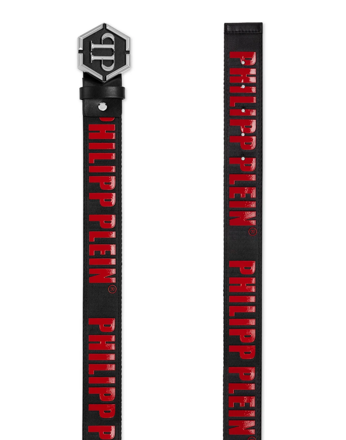 Leather Belt Philipp Plein TM, цвет: Черный