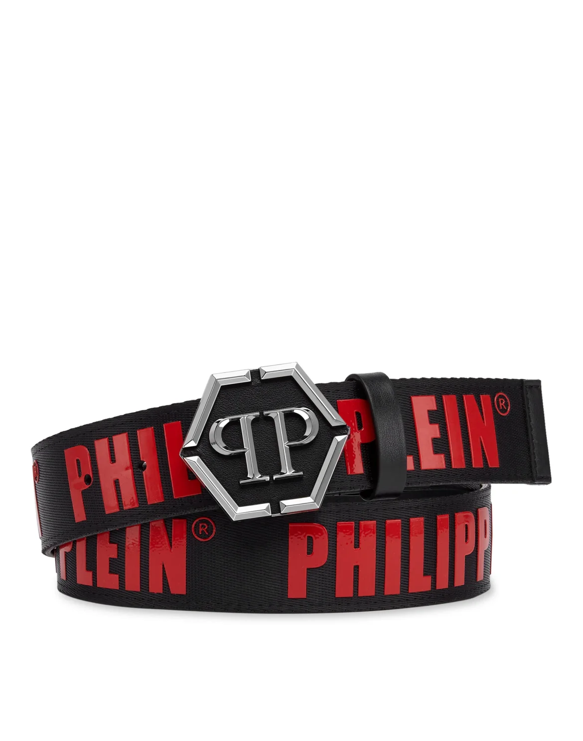 Leather Belt Philipp Plein TM, цвет: Черный