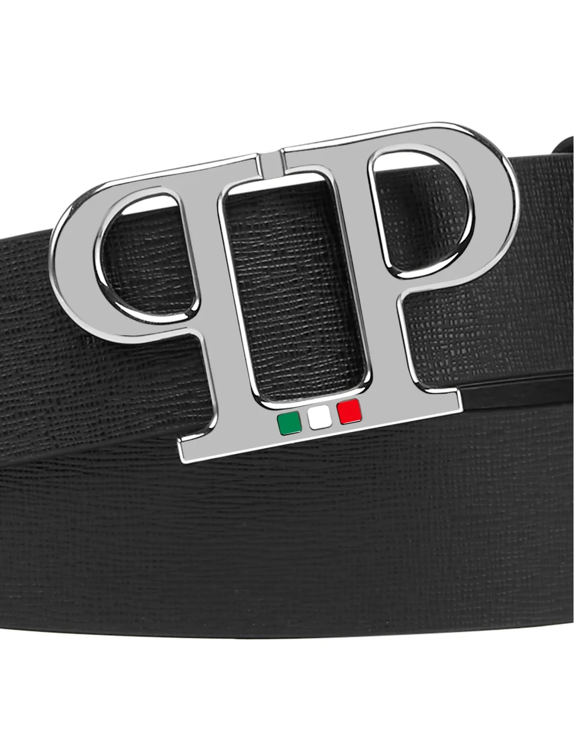 ST Alce Leather Belt Philipp Plein TM, цвет: Черный