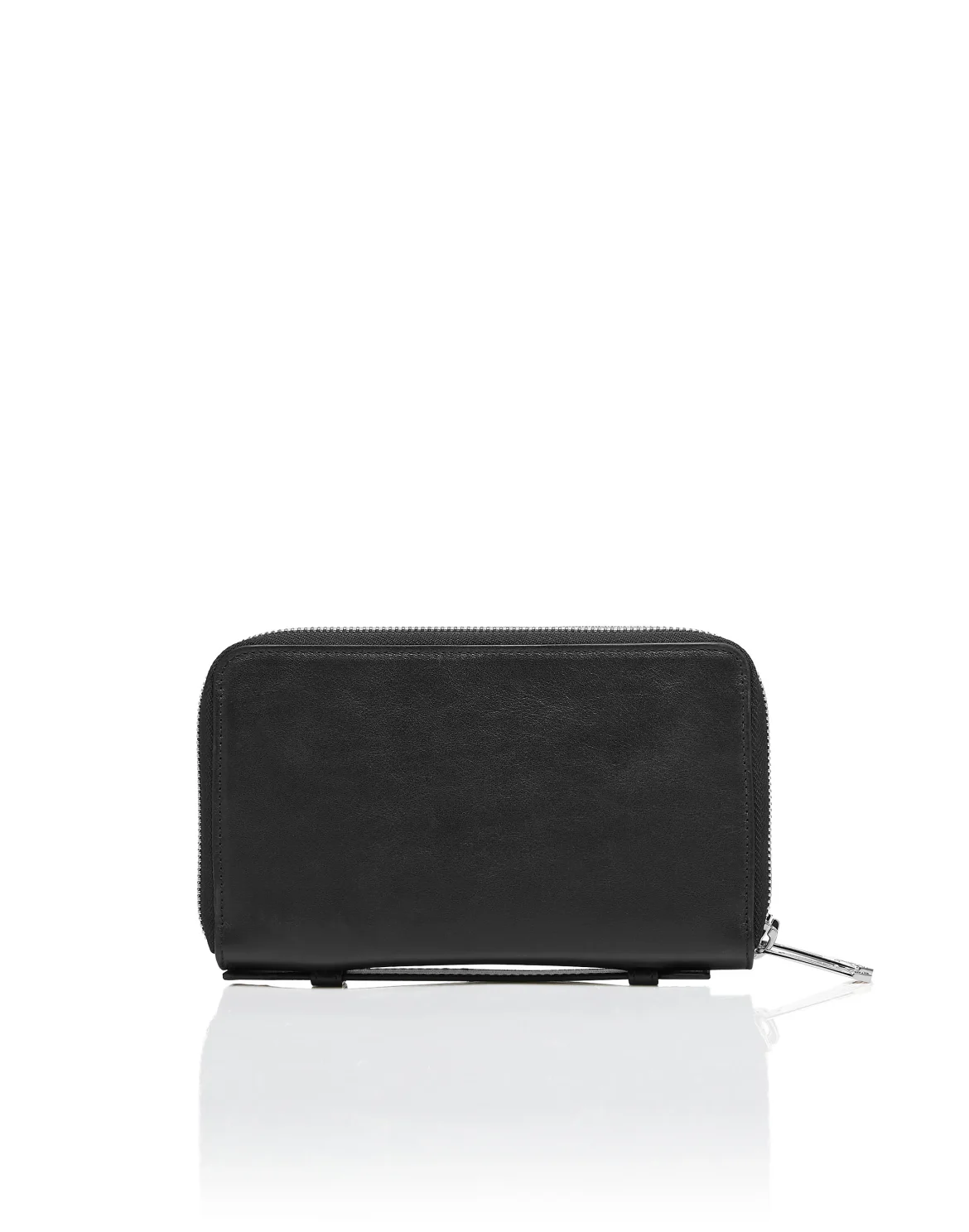Double zip around Wallet Gothic Plein, цвет: Черный