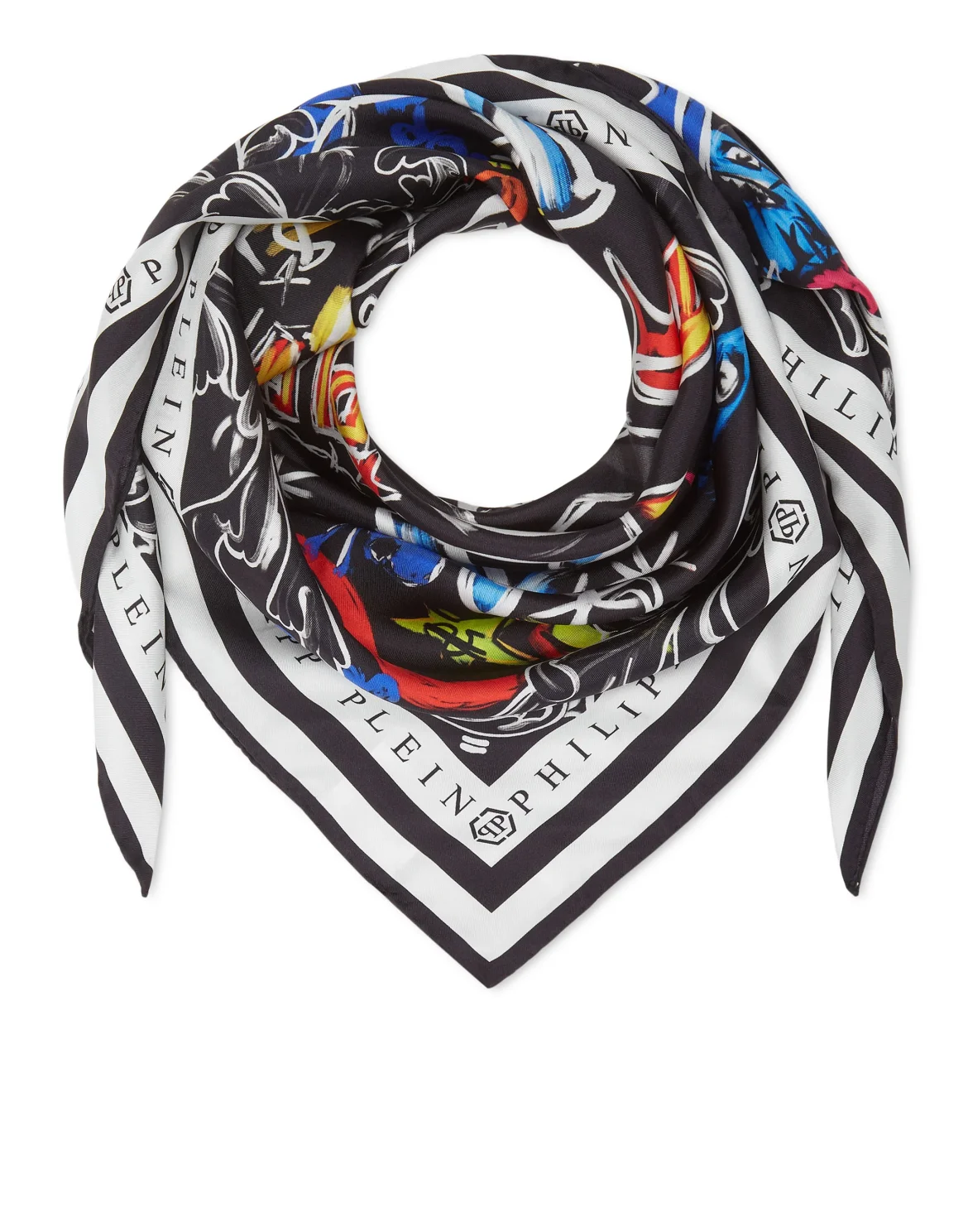 Silk Foulard 90x90, цвет: Мультиколор