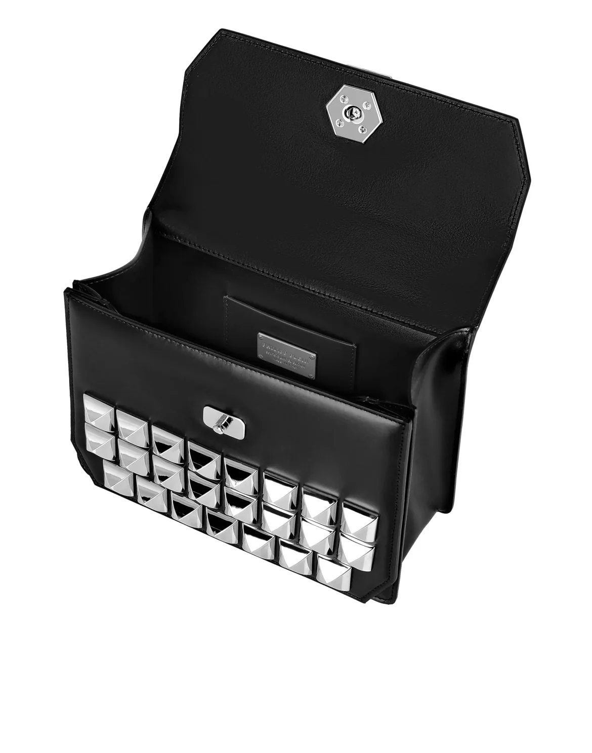 Medium Handle Bag Superheroine STUDS, цвет: Черный
