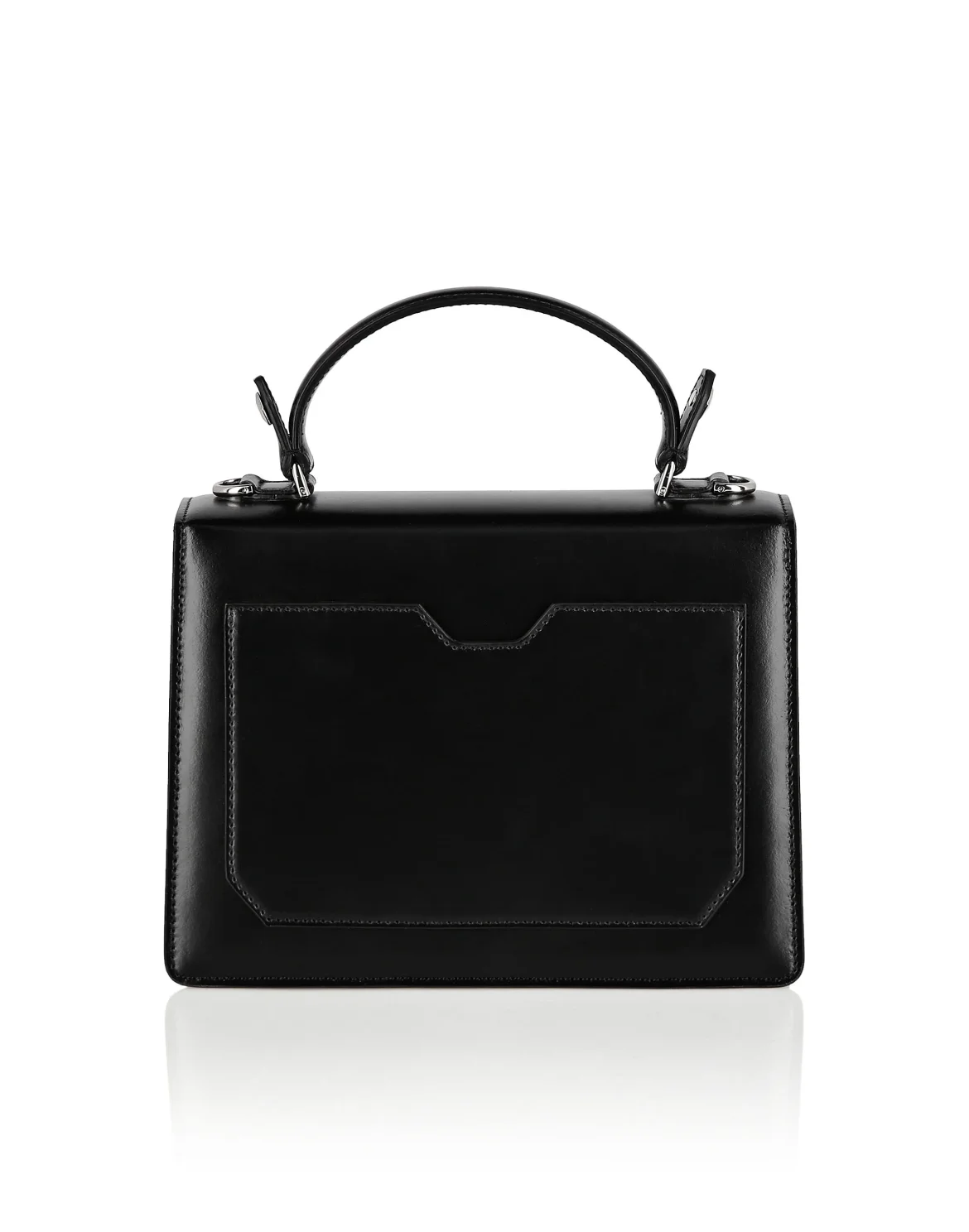 Medium Handle Bag Superheroine STUDS, цвет: Черный
