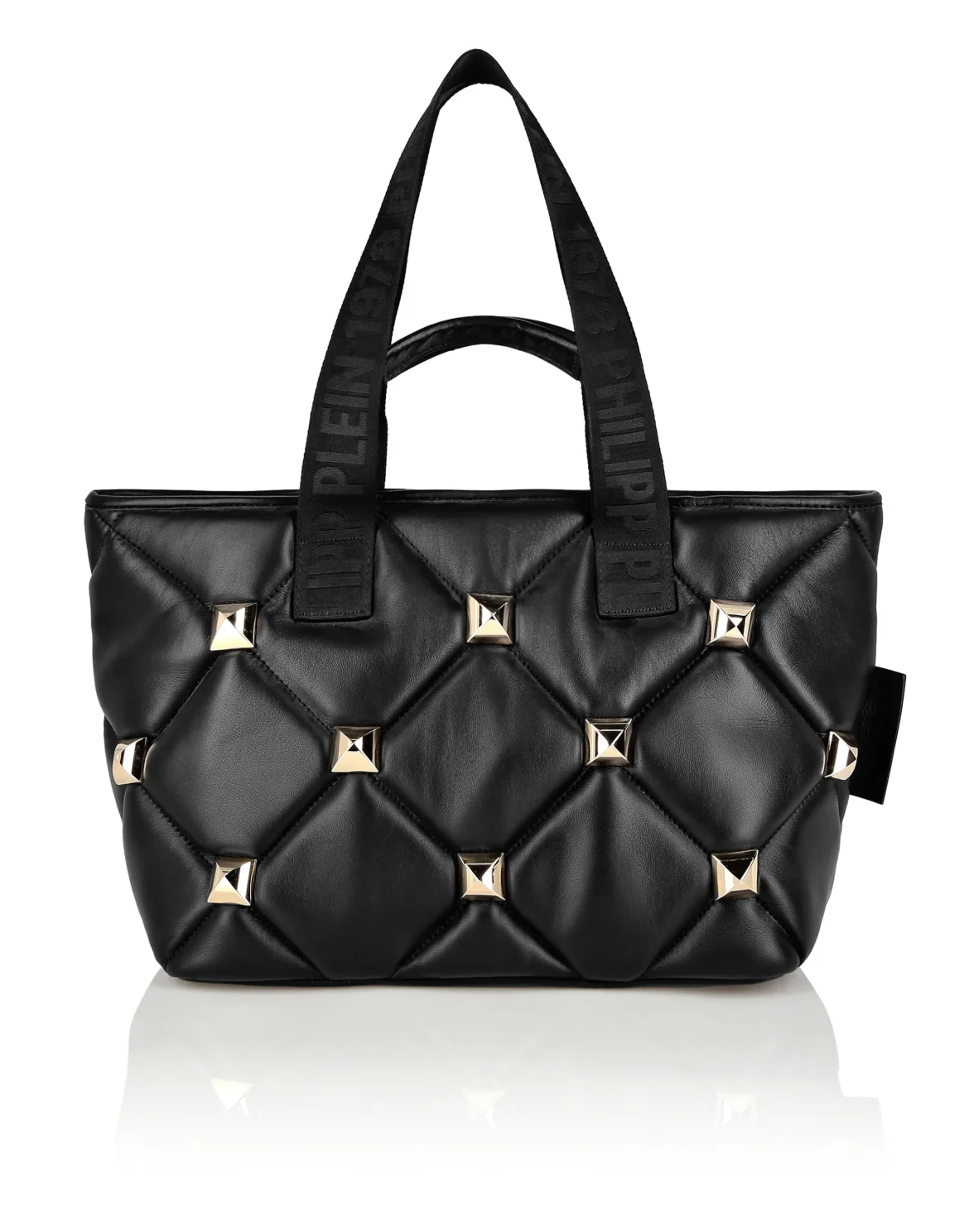 Leather Tote Bag, цвет: Черный