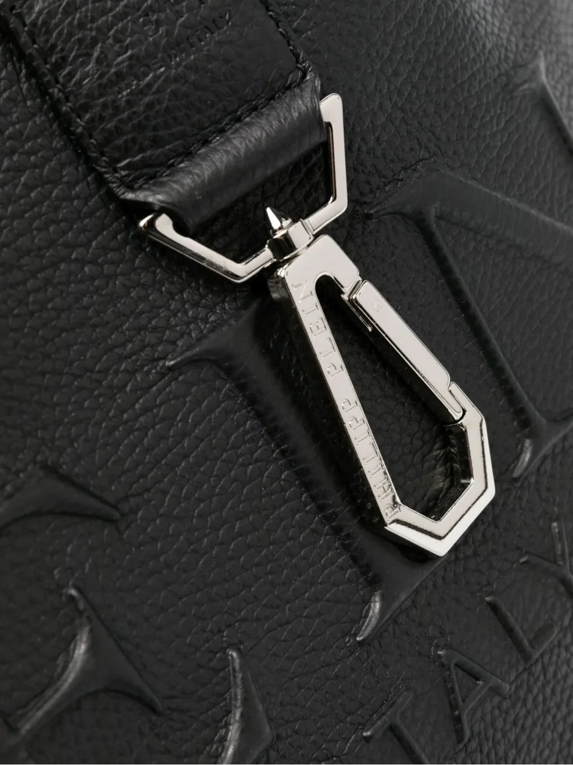 Leather Tote Bag, цвет: Черный