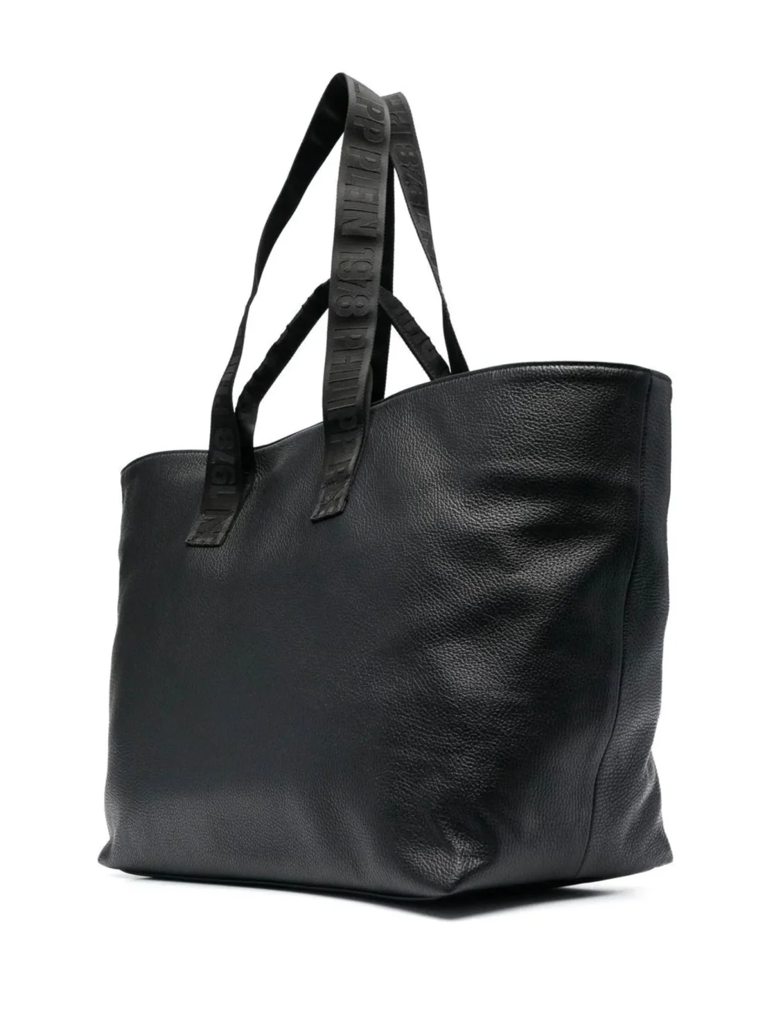 Leather Tote Bag, цвет: Черный