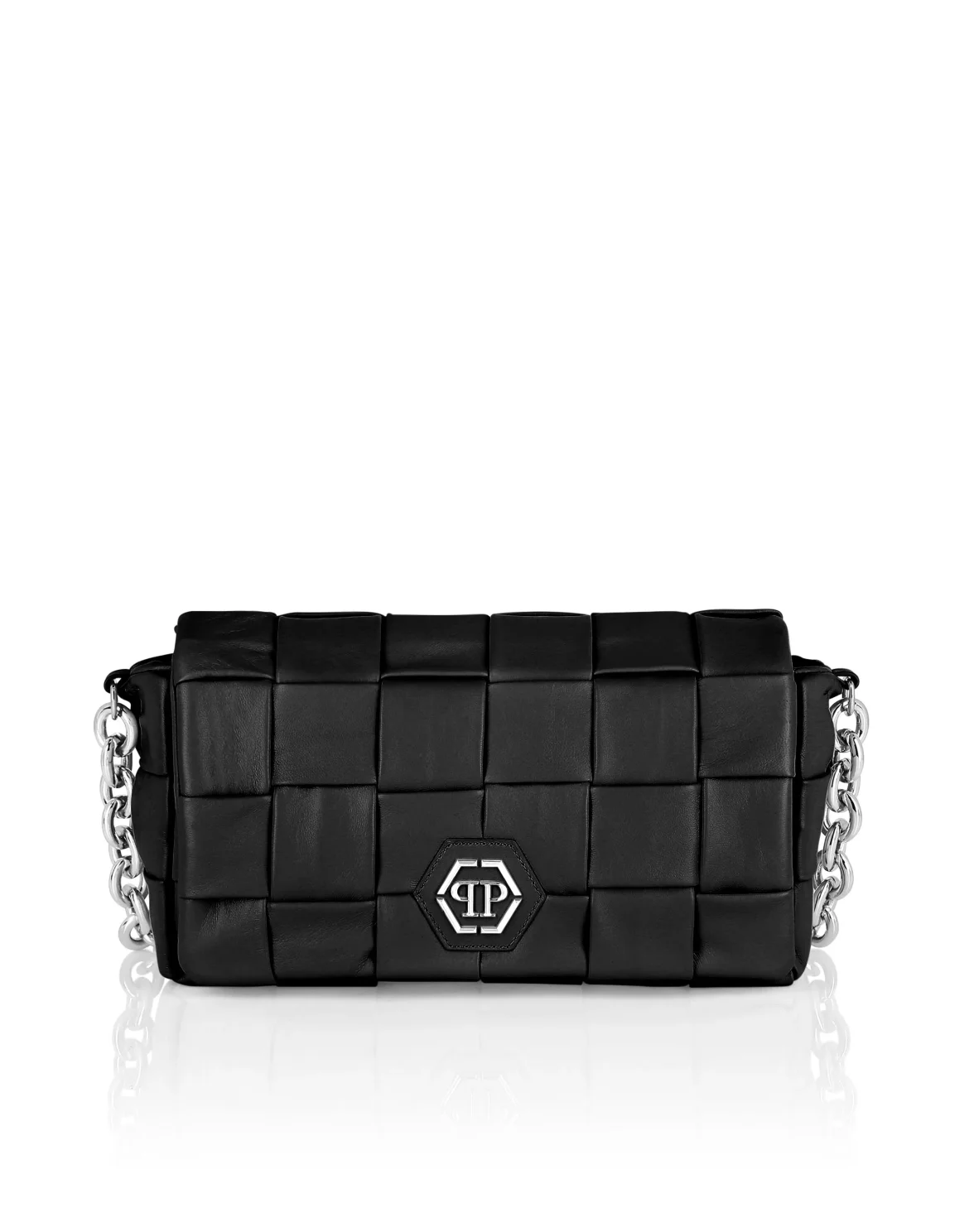Medium Shoulder Bag Hexagon, цвет: Черный