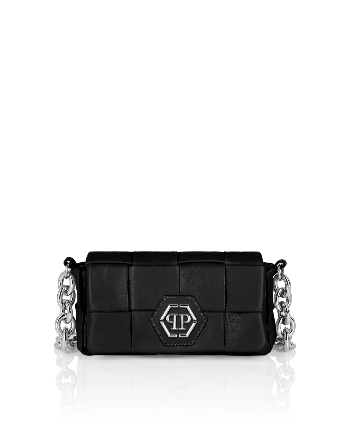 Small Shoulder Bag Hexagon, цвет: Черный