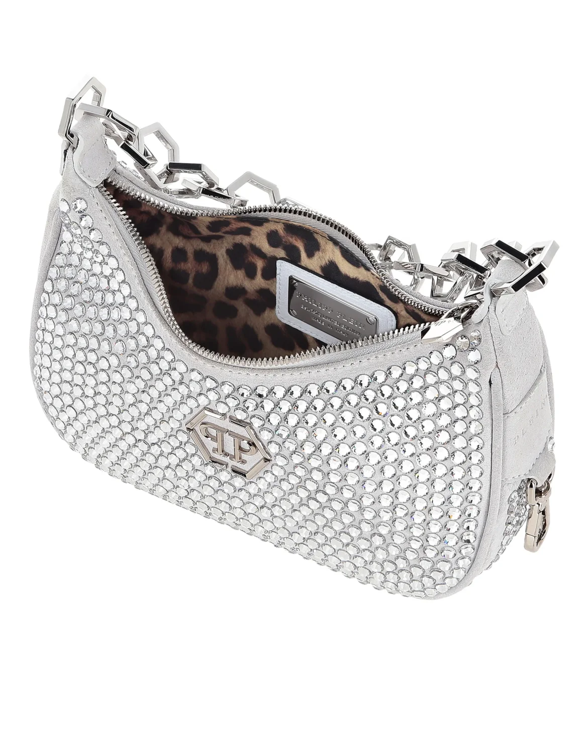 Shoulder Bag Crystals, цвет: Серебристый