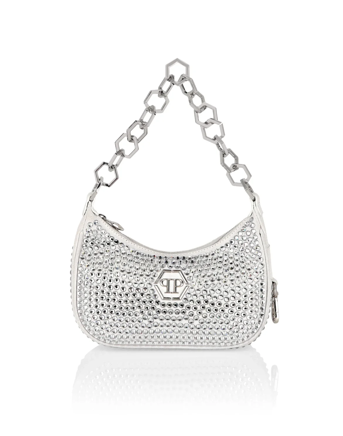 Shoulder Bag Crystals, цвет: Серебристый