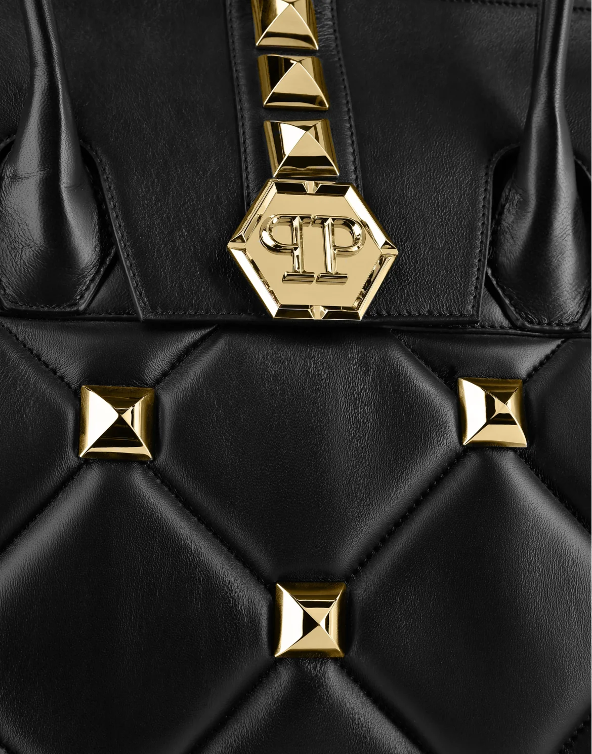 Shopping Bag Studs, цвет: Черный