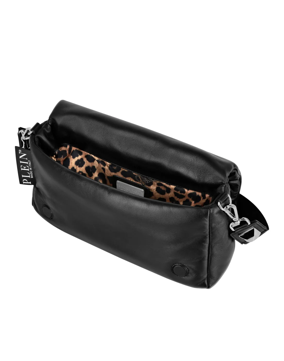 Medium Soft Shoulder Bag Philipp Plein TM, цвет: Черный