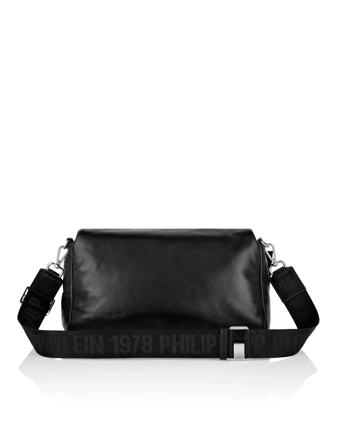 Medium Soft Shoulder Bag Philipp Plein TM, цвет: Черный