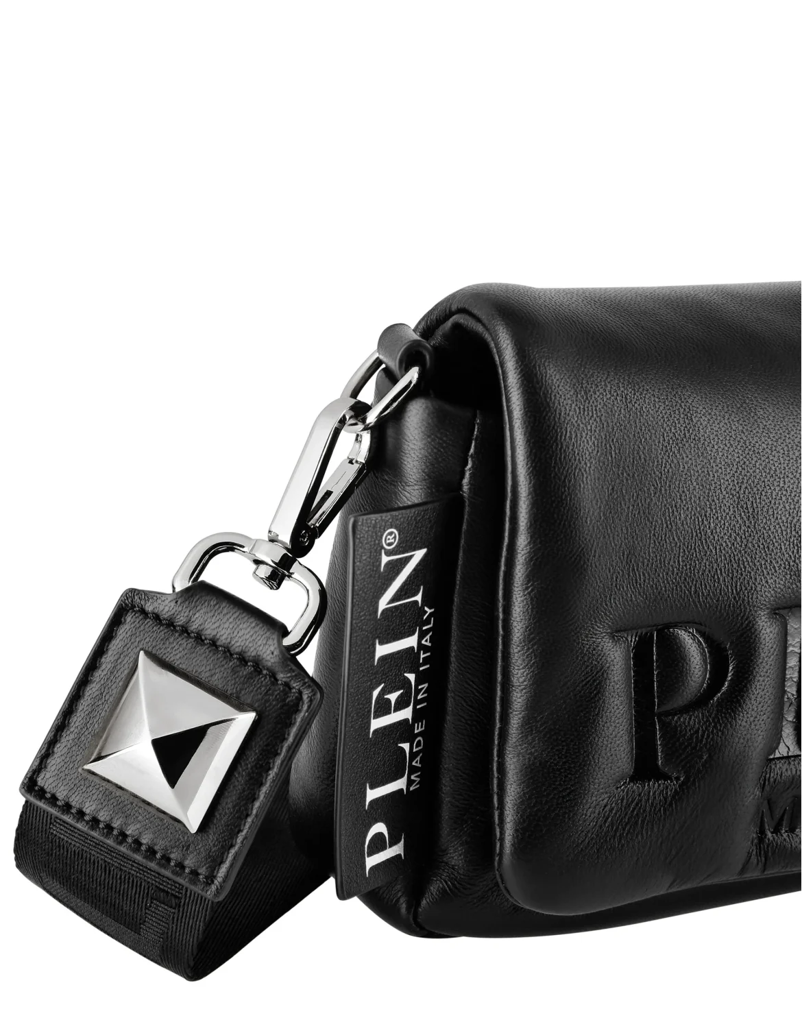 Small Soft Shoulder Bag Philipp Plein TM, цвет: Черный