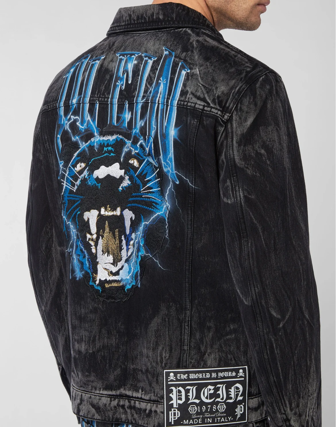 Denim Jacket Panther, цвет: Серый