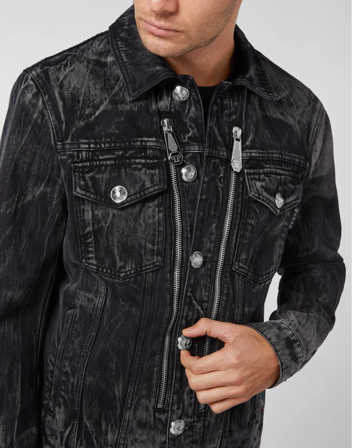 Denim Jacket Panther, цвет: Серый