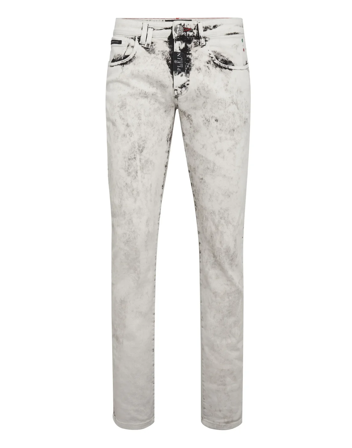 Denim Trousers Slim Fit, цвет: Белый