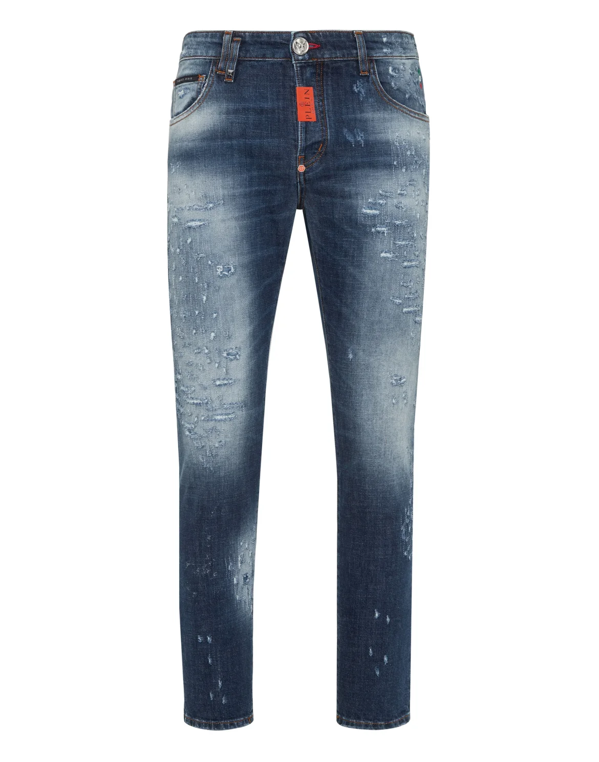 Denim Trousers Skinny Fit, цвет: Синий