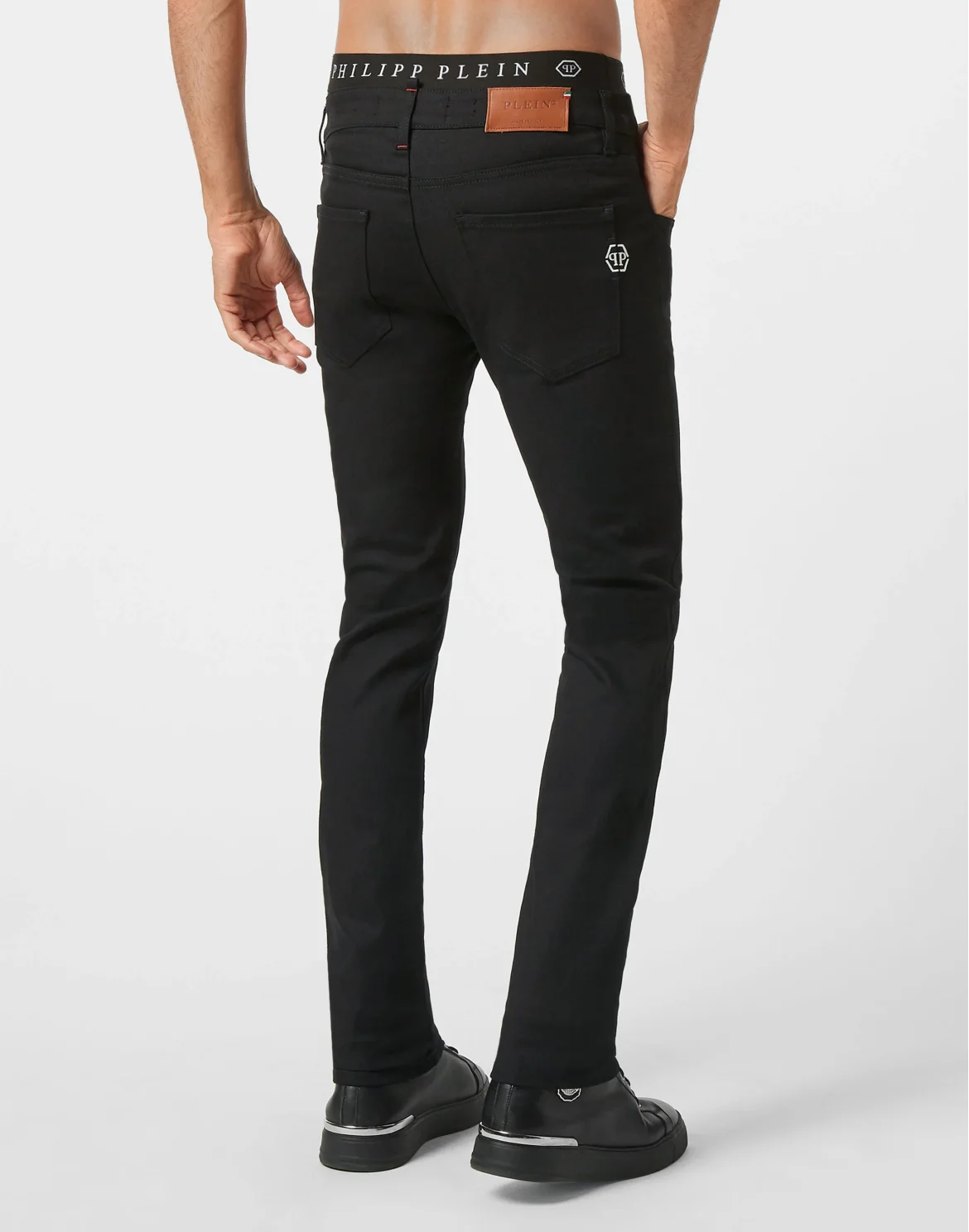 Denim Trousers Super fit Hexagon, цвет: Черный