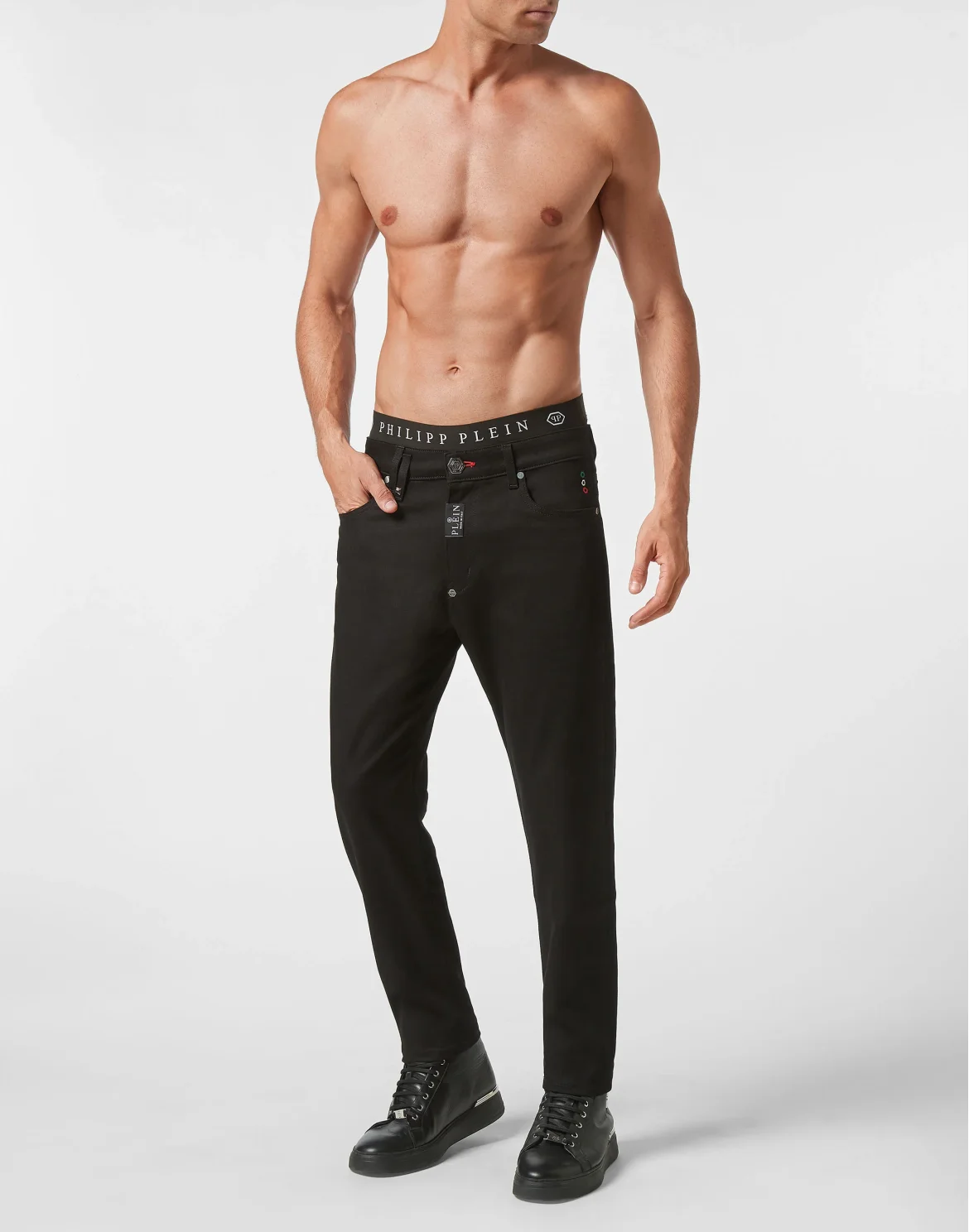 Denim Trousers Detroit Fit Hexagon, цвет: Черный