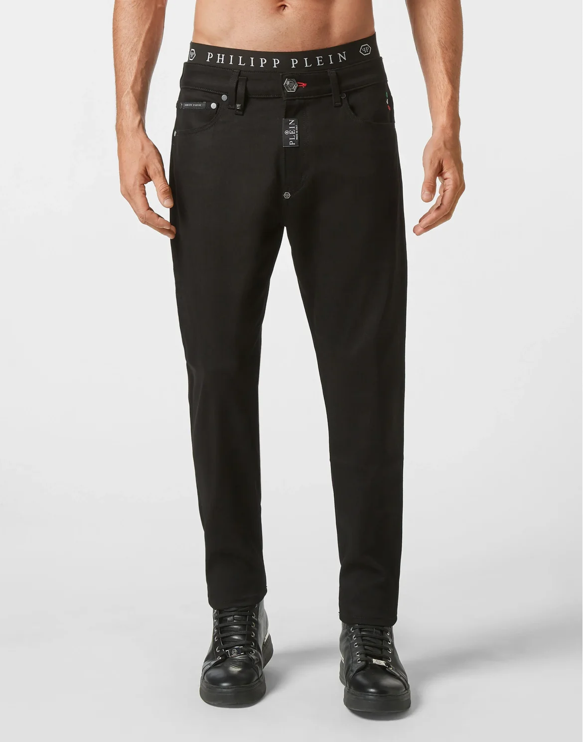 Denim Trousers Detroit Fit Hexagon, цвет: Черный