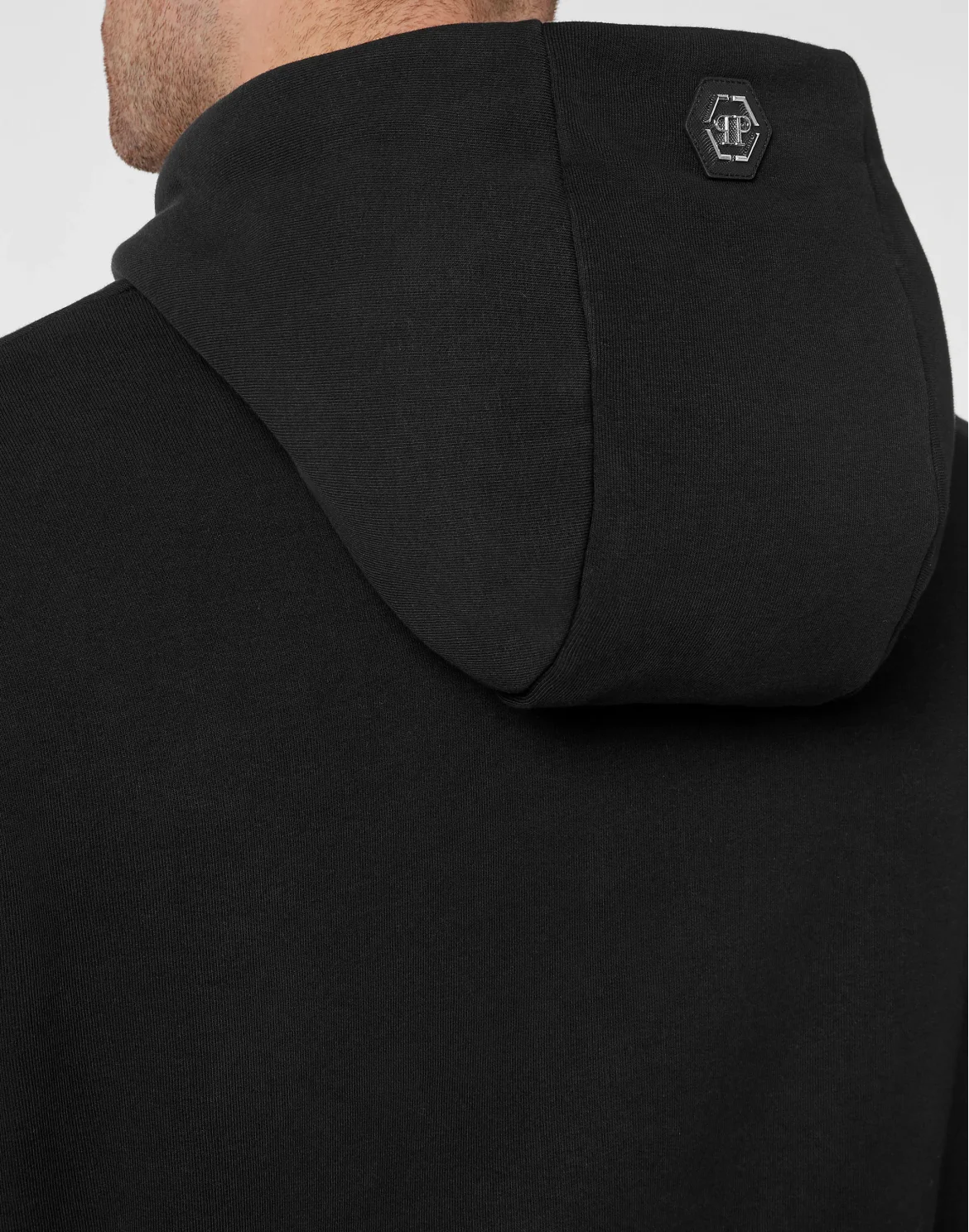 Hoodie Sweatjacket Hexagon, цвет: Черный