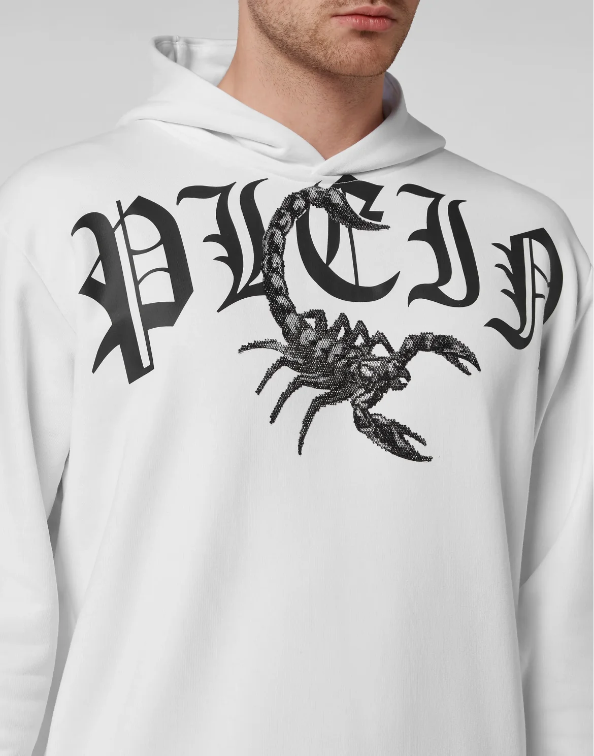 Hoodie sweatshirt Scorpion, цвет: Белый