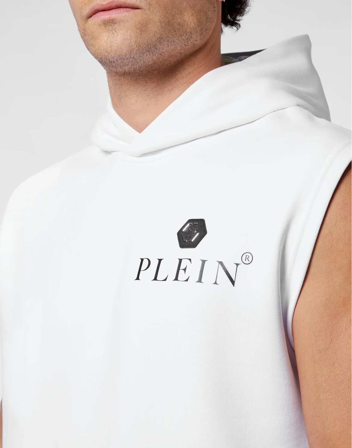 Hoodie Sleeveless Basic, цвет: Белый